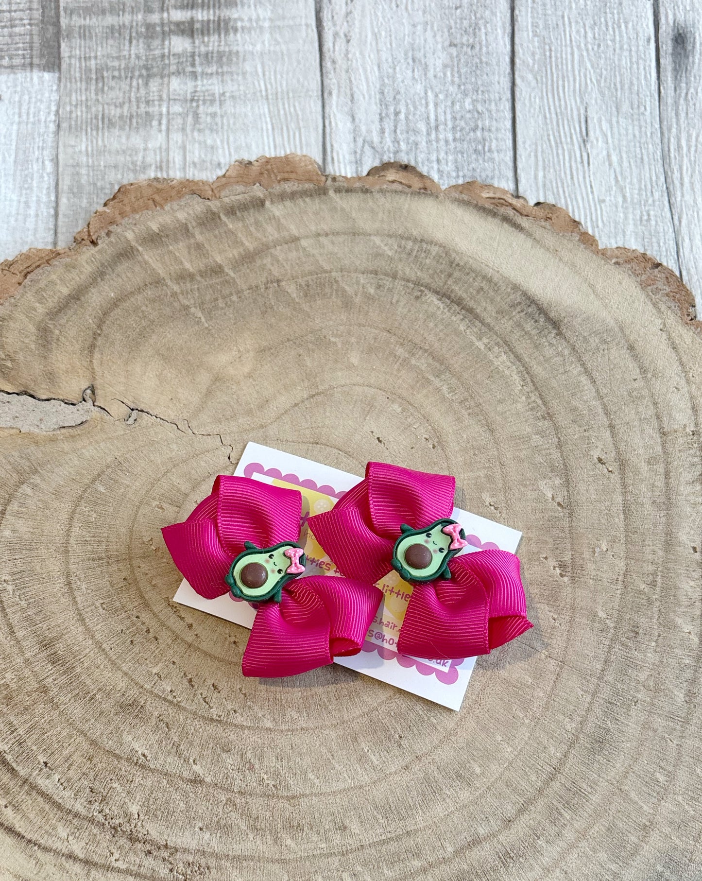 š„ Avocado Hair Bow Set ā Set of 2 š„
