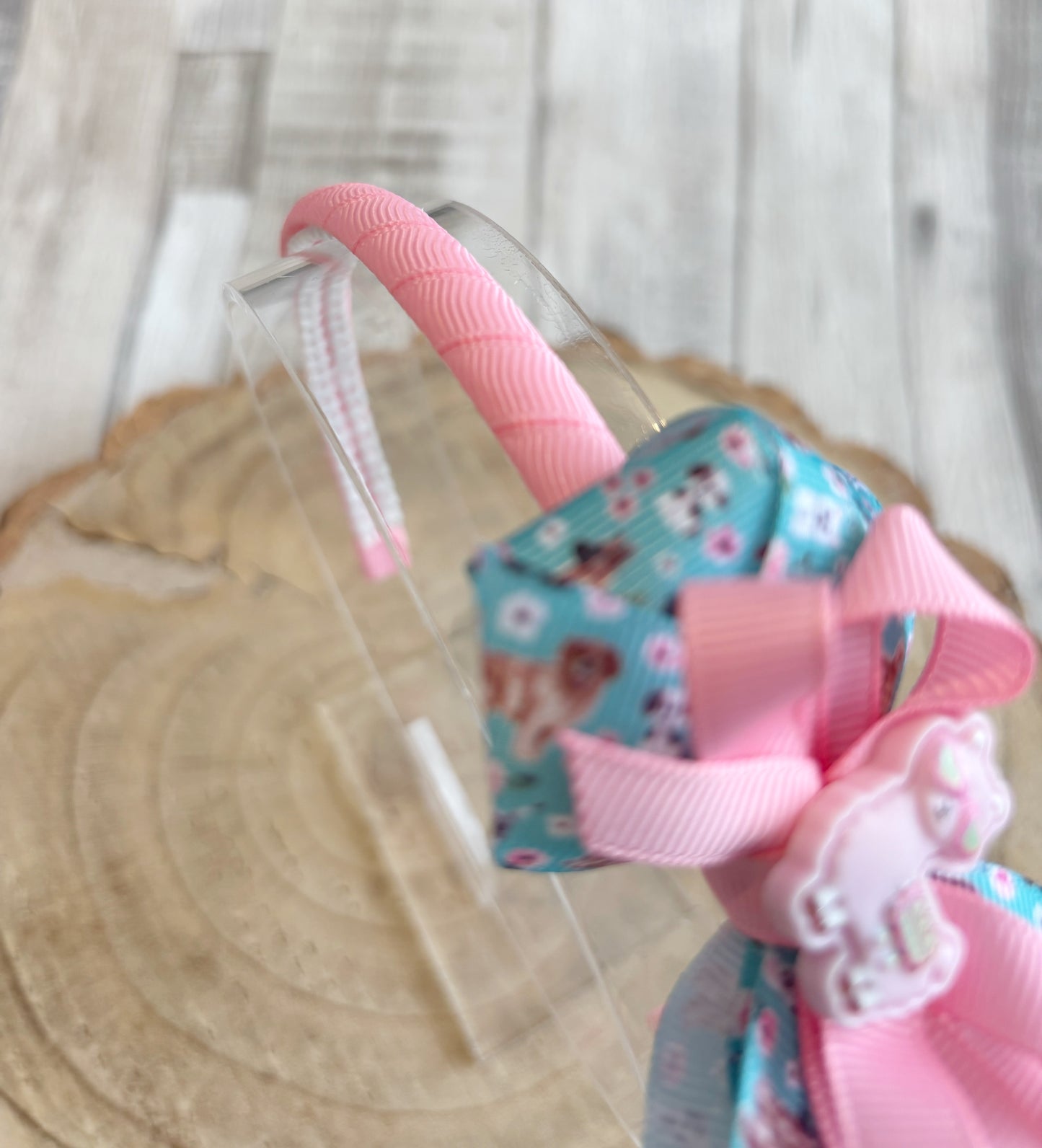 šāØ Cute Llama Bow Headband with Non-Slip Grips āØš