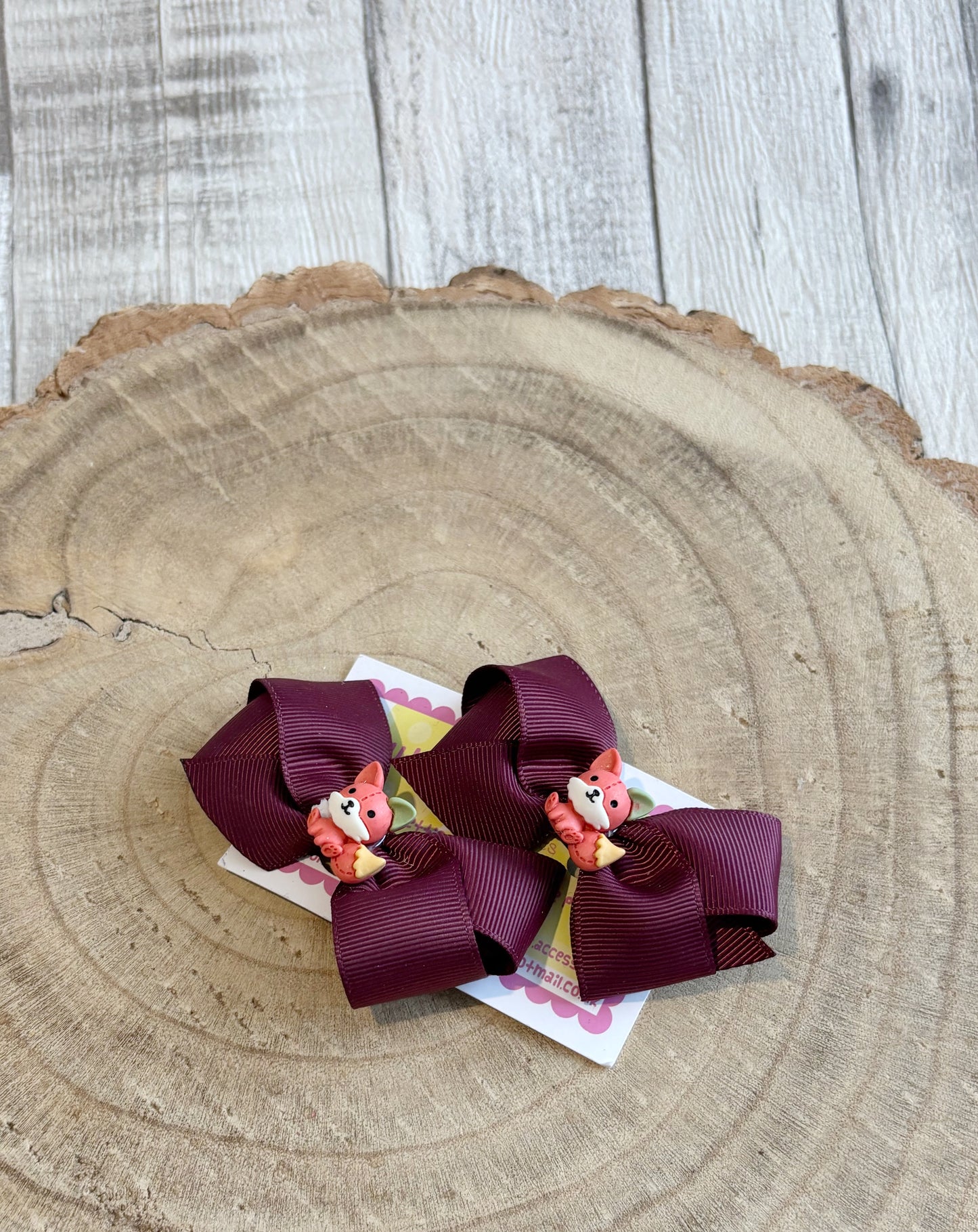 š¦ Fox Hair Bow Set ā Set of 2 š¦