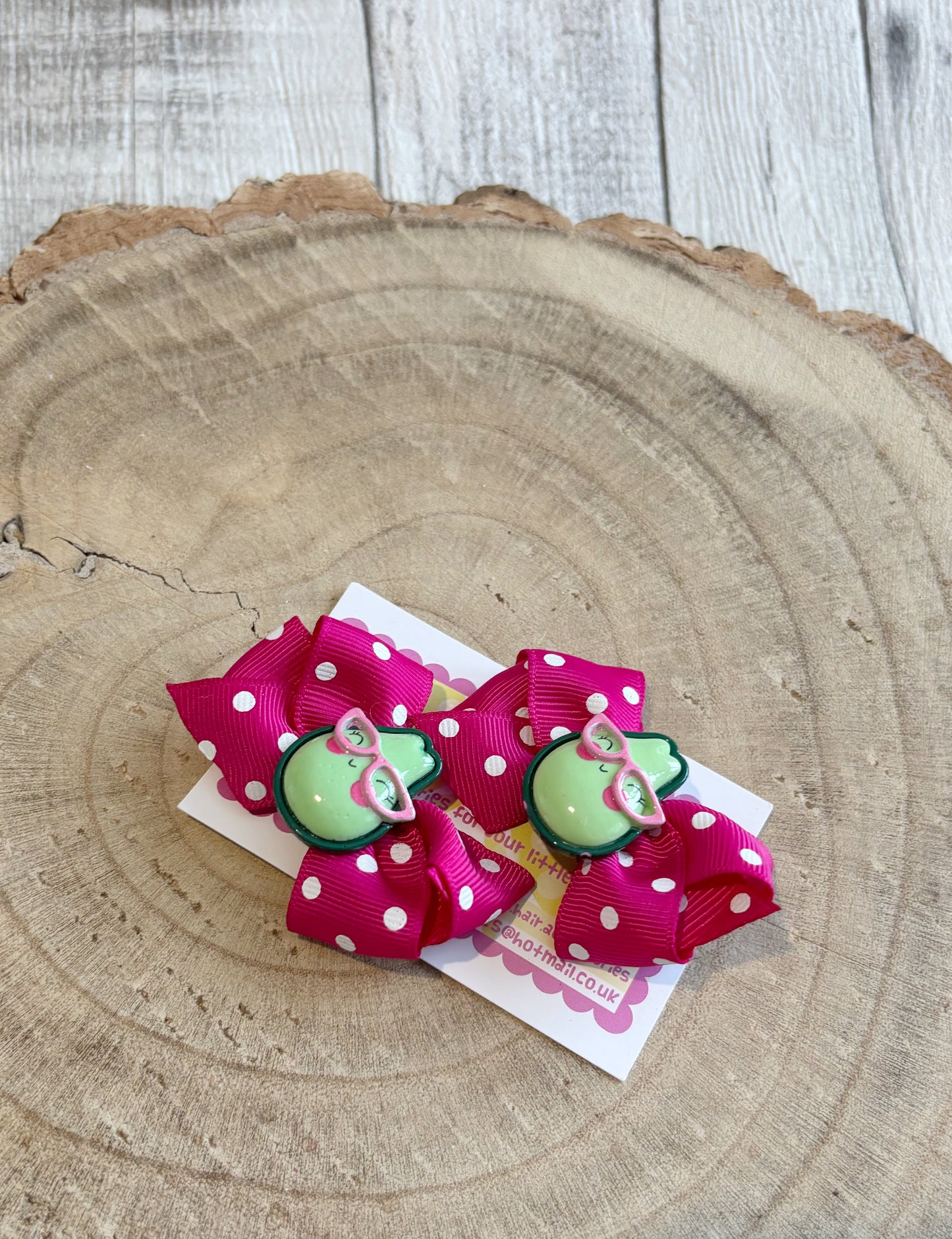 🥑 Avocado Hair Bow Set – Set of 2 🥑