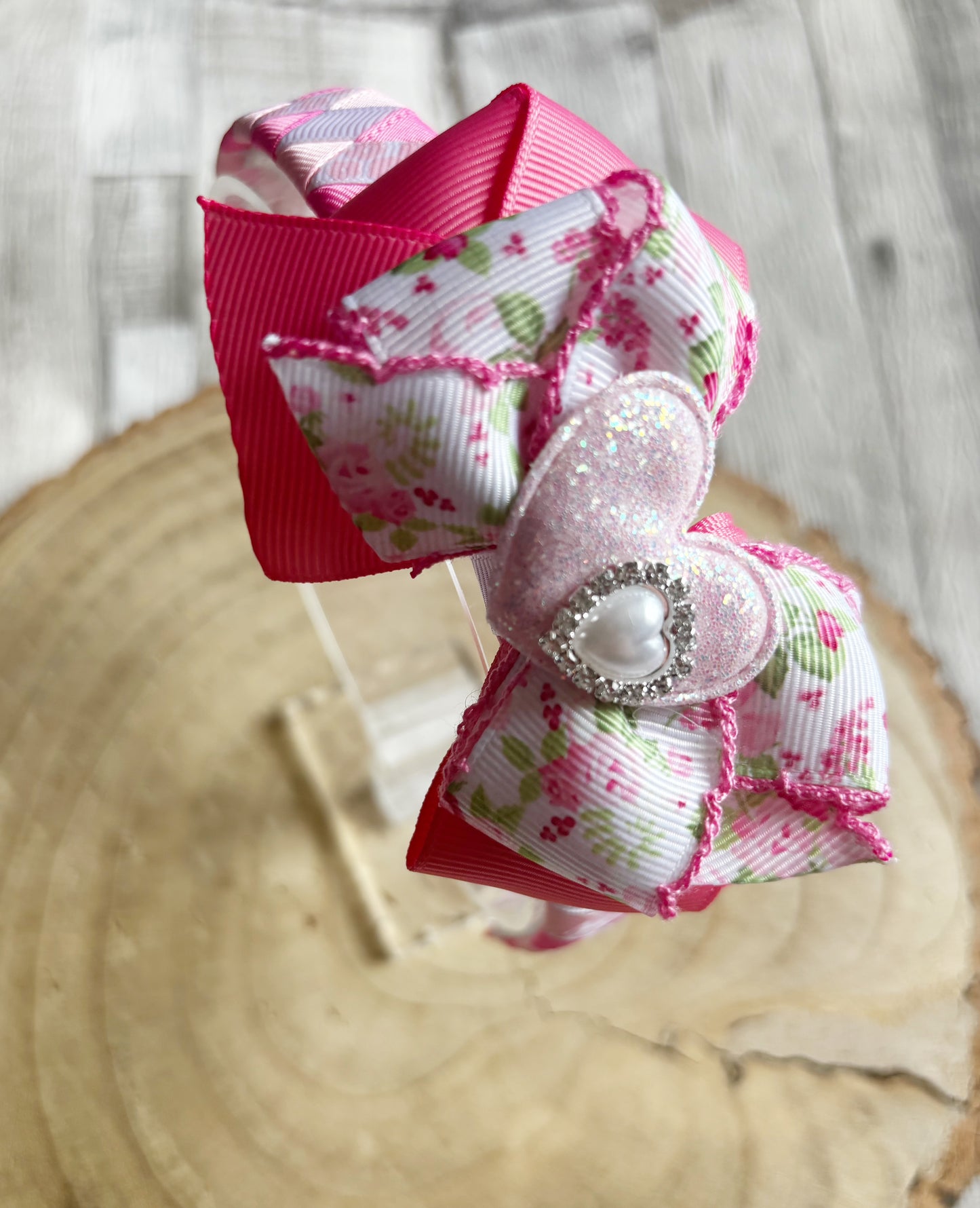 Sweetheart Floral Boutique Headband 💖🌸✨