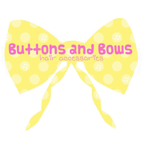 Buttons and Bows Hair Accessories 