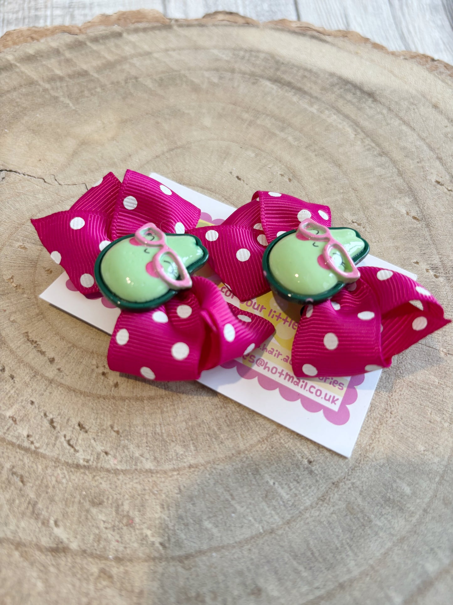 🥑 Avocado Hair Bow Set – Set of 2 🥑