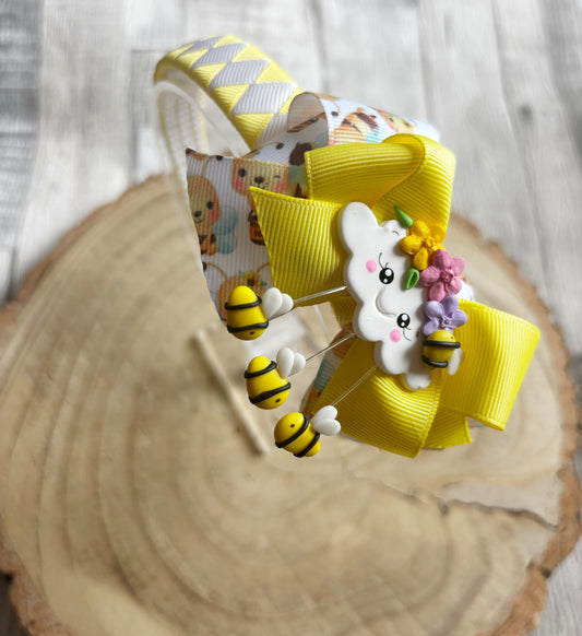 Bee Happy Boutique Headband 🐝☁️🌼