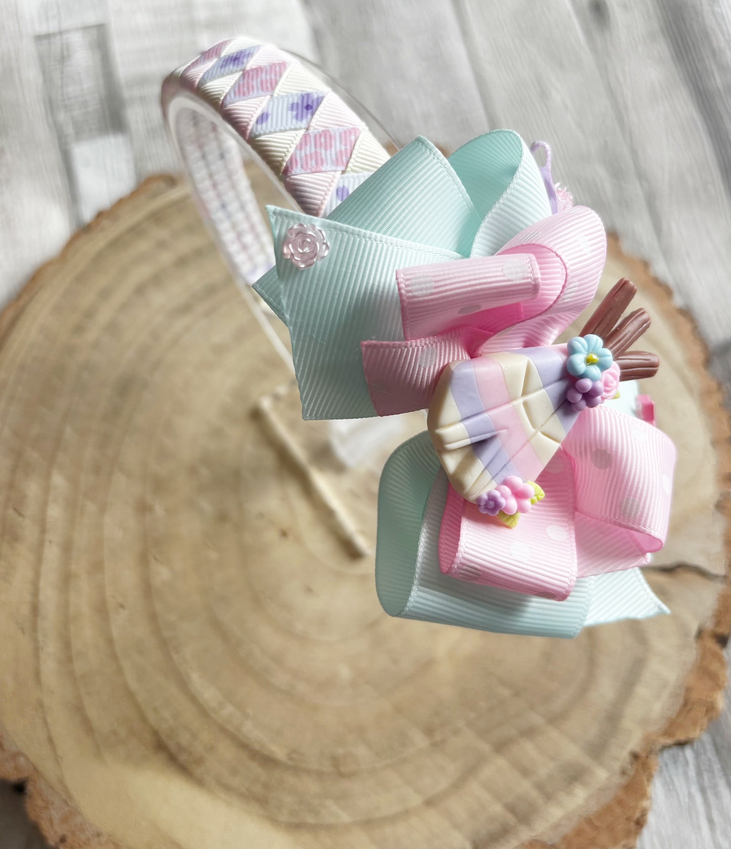 Pastel Teepee Boutique Headband 🏕️🩷🌸