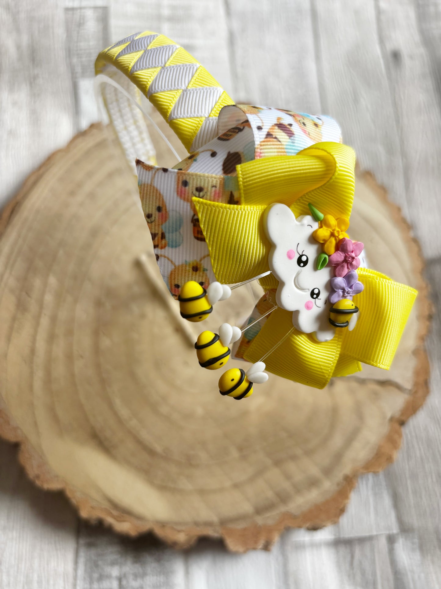 Bee Happy Boutique Headband 🐝☁️🌼