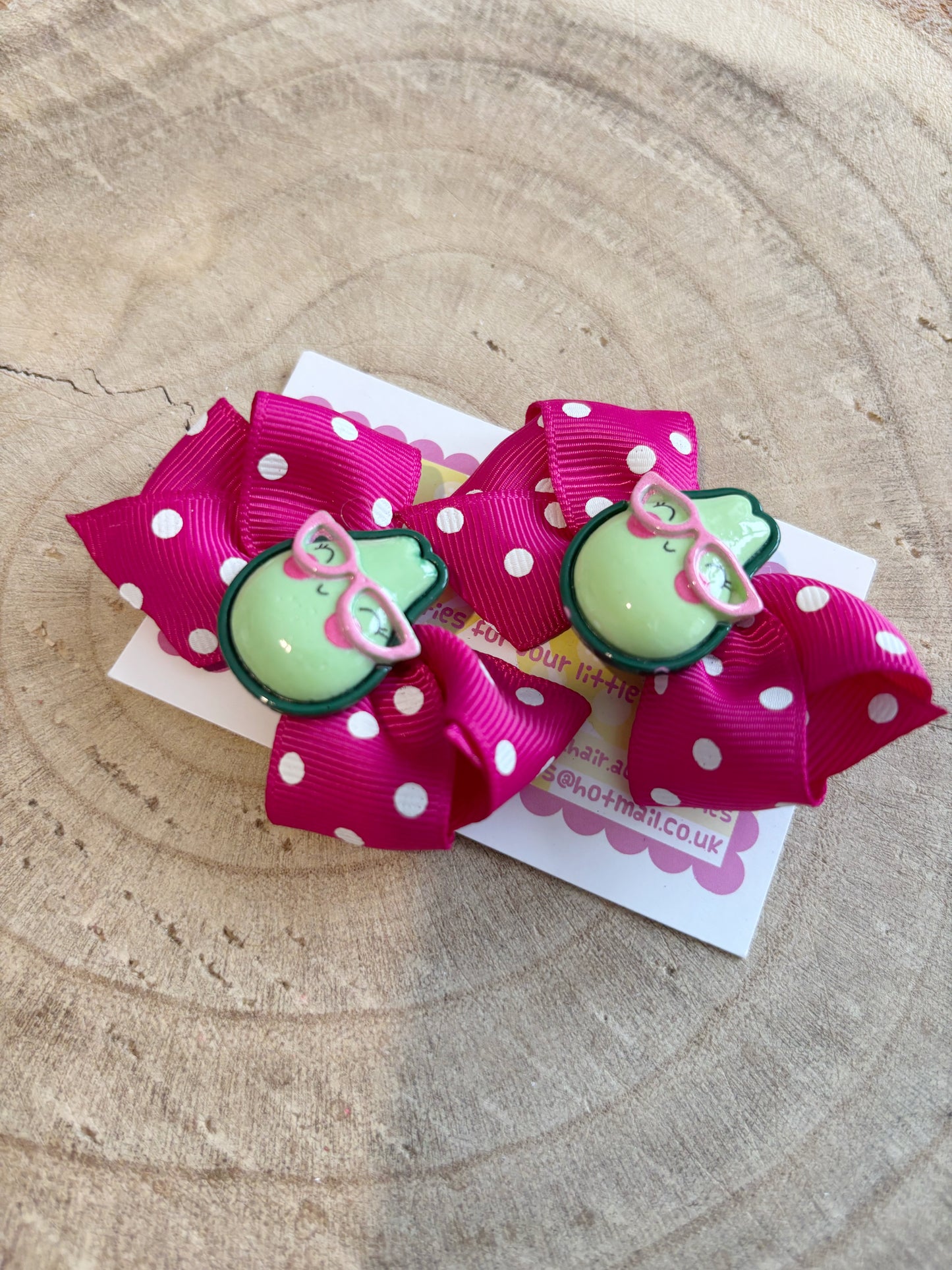 🥑 Avocado Hair Bow Set – Set of 2 🥑