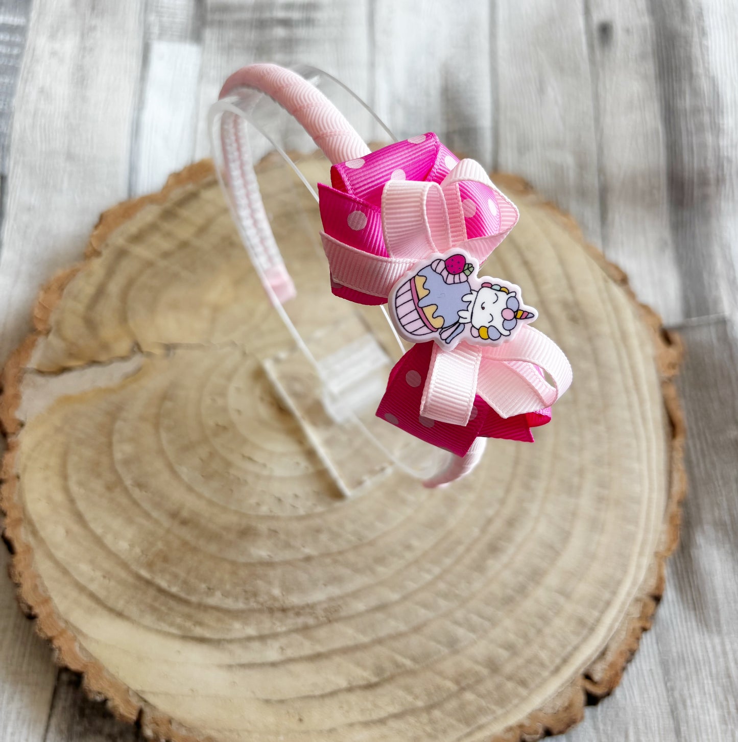 Sweet Unicorn Cupcake Headband 🧁🦄💖