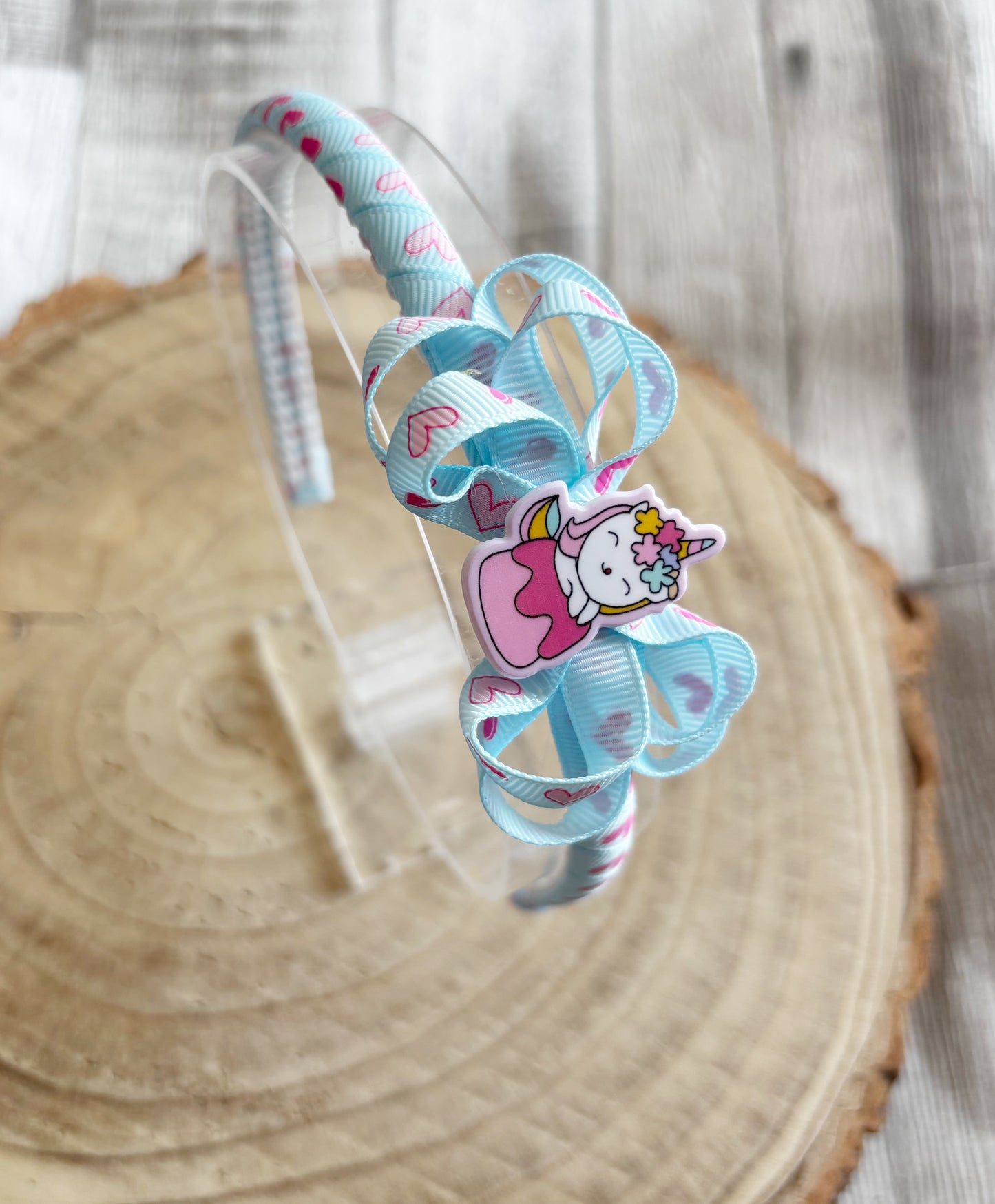 Pastel Unicorn Headband 🦄🩵💖