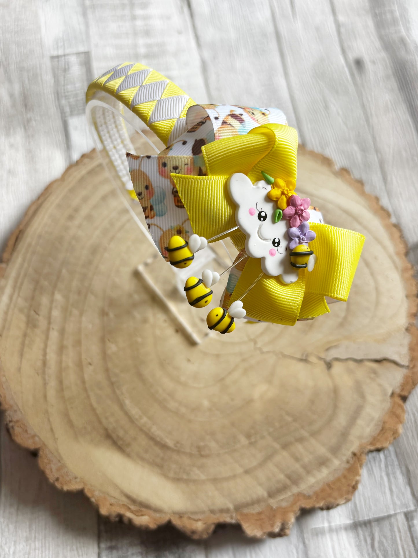 Bee Happy Boutique Headband 🐝☁️🌼