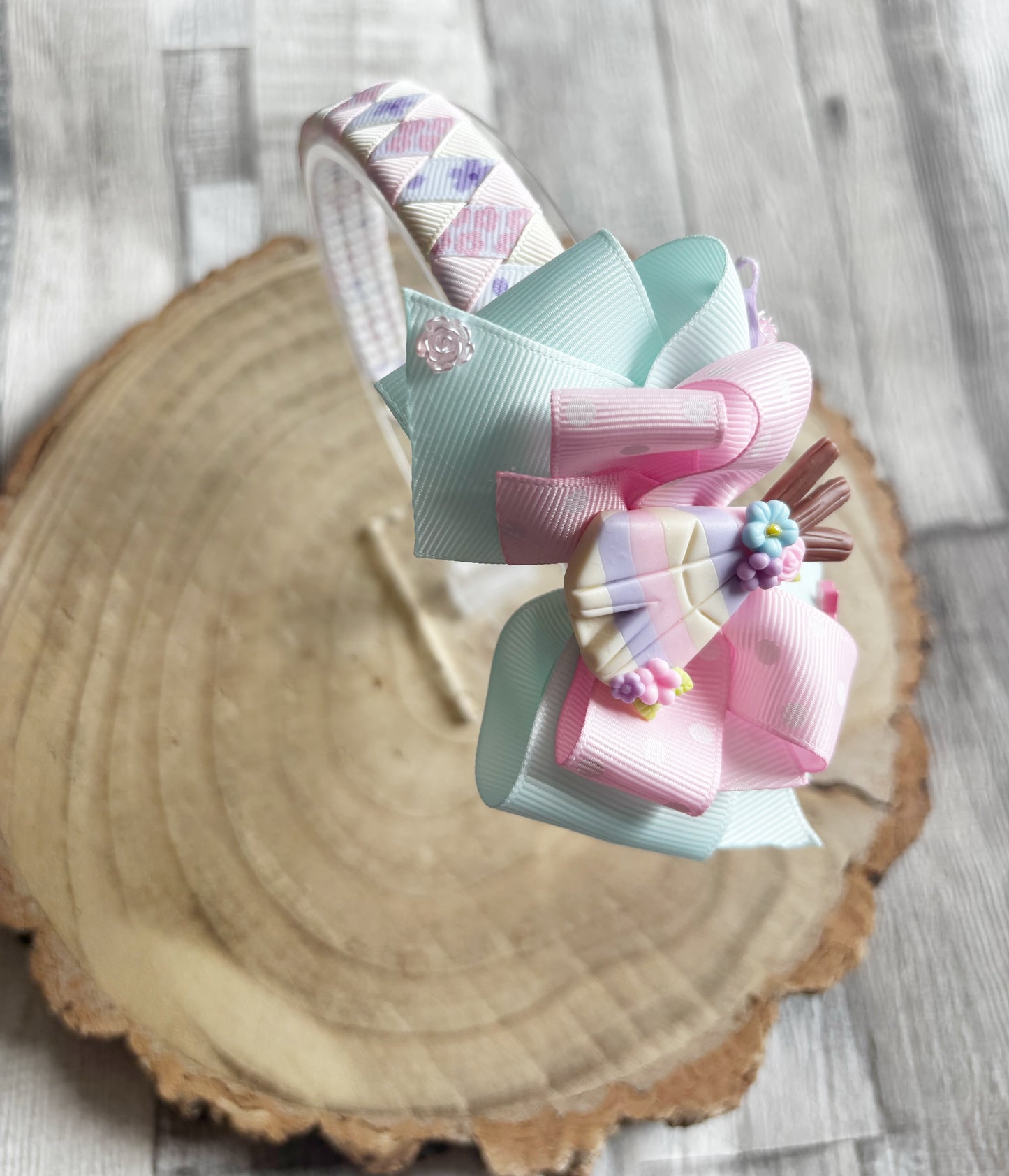 Pastel Teepee Boutique Headband 🏕️🩷🌸