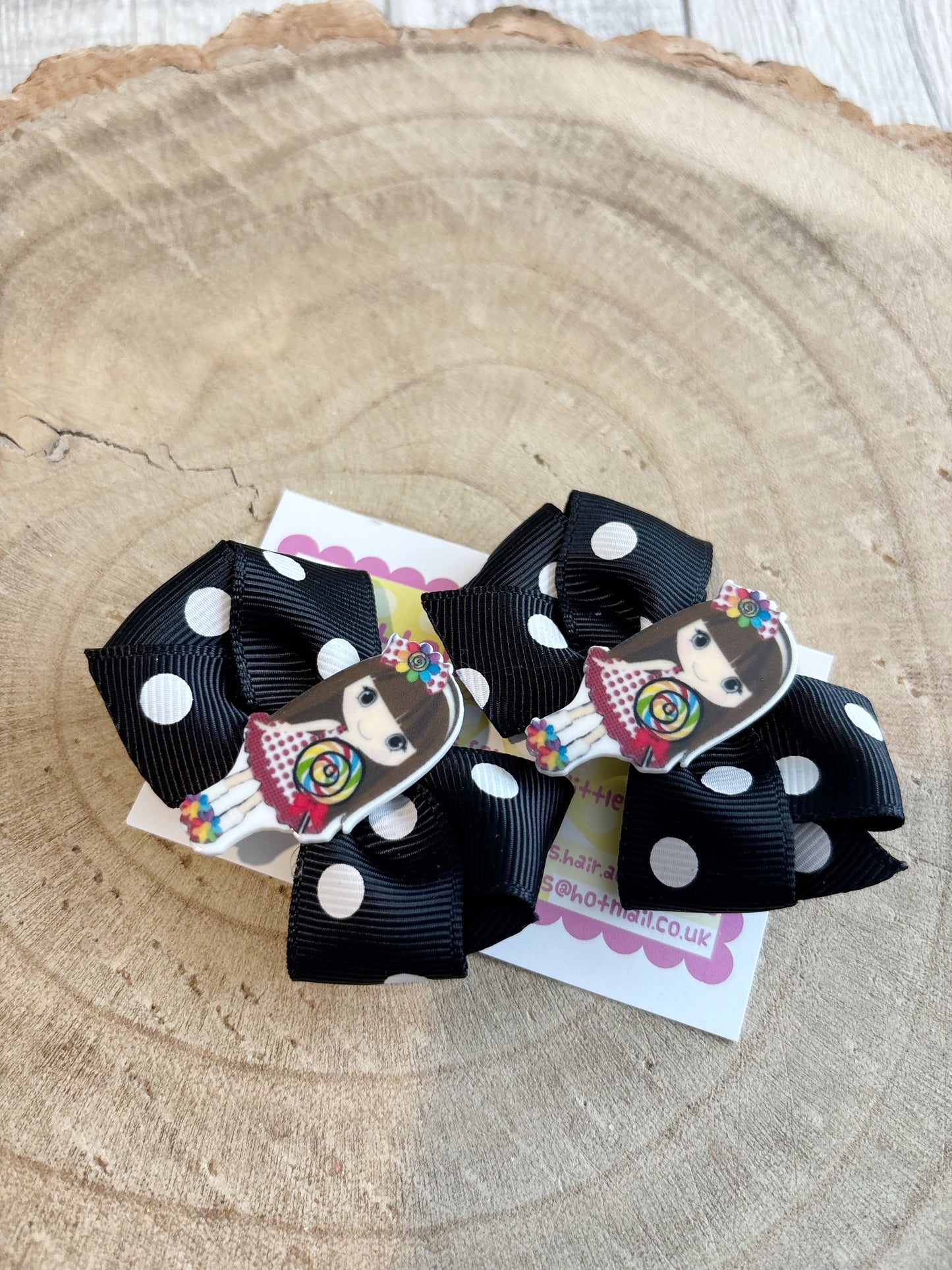🍭 Doll Hair Bow Set – Set of 2 🍭