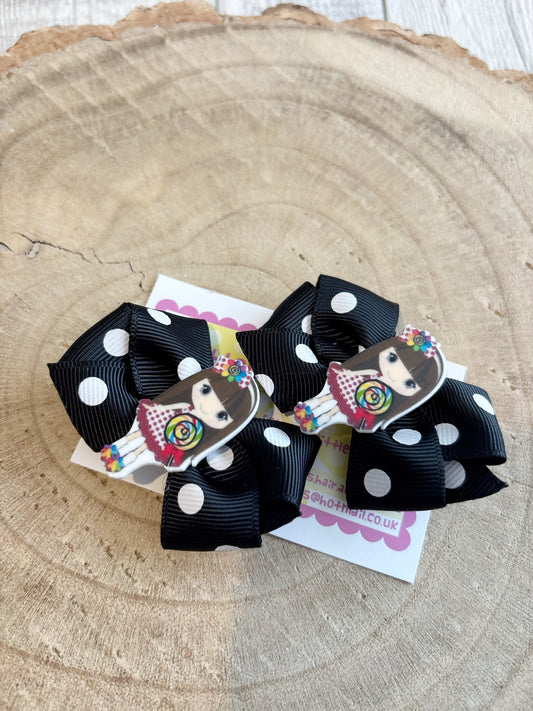 🍭 Doll Hair Bow Set – Set of 2 🍭