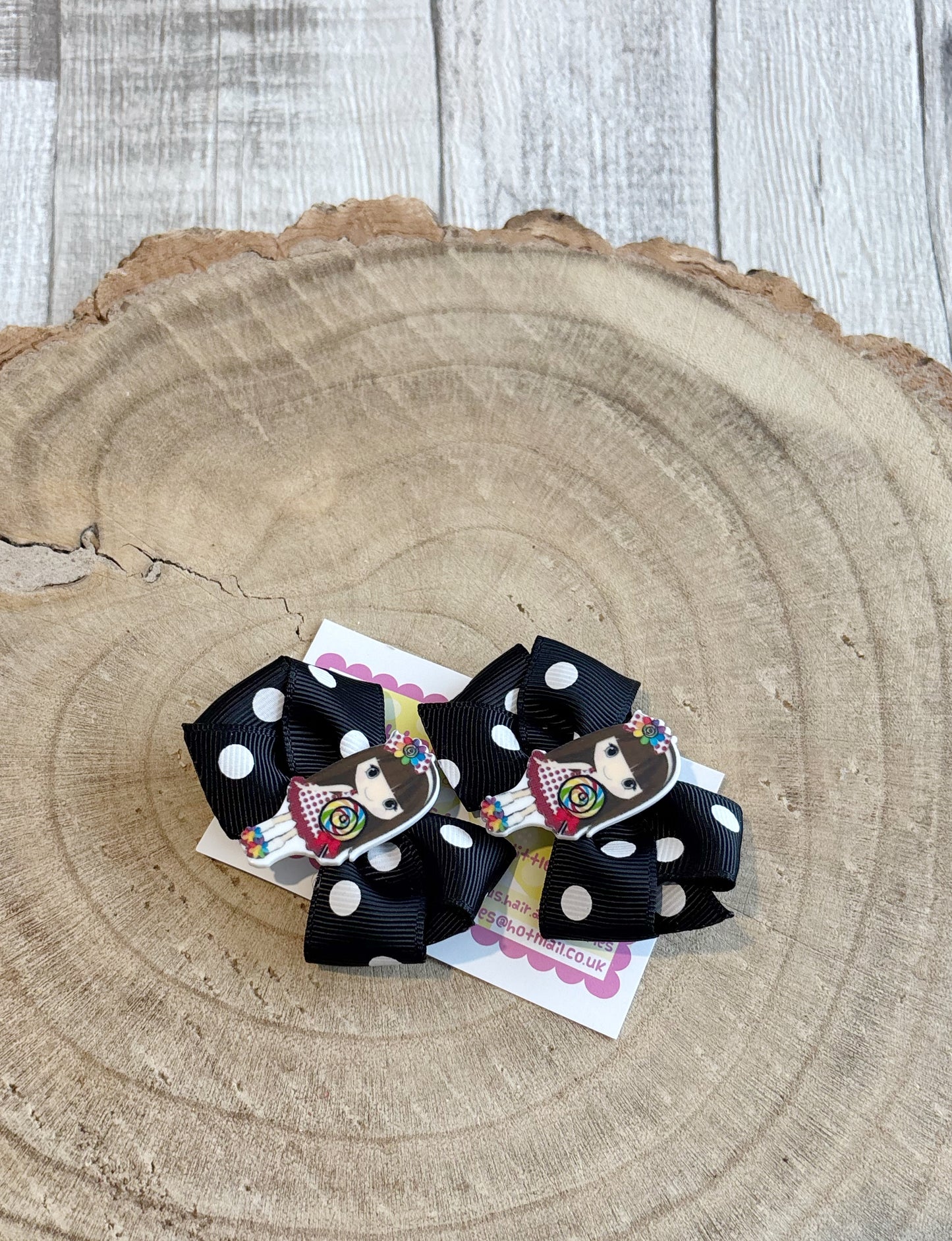 🍭 Doll Hair Bow Set – Set of 2 🍭