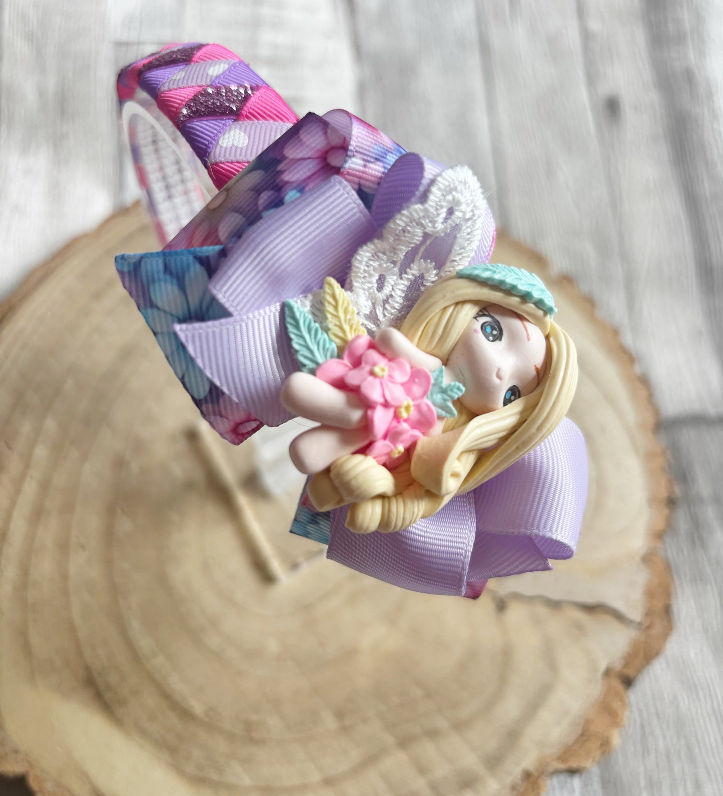 Woodland Fairy Boutique Headband 🧚‍♀️🌸💜