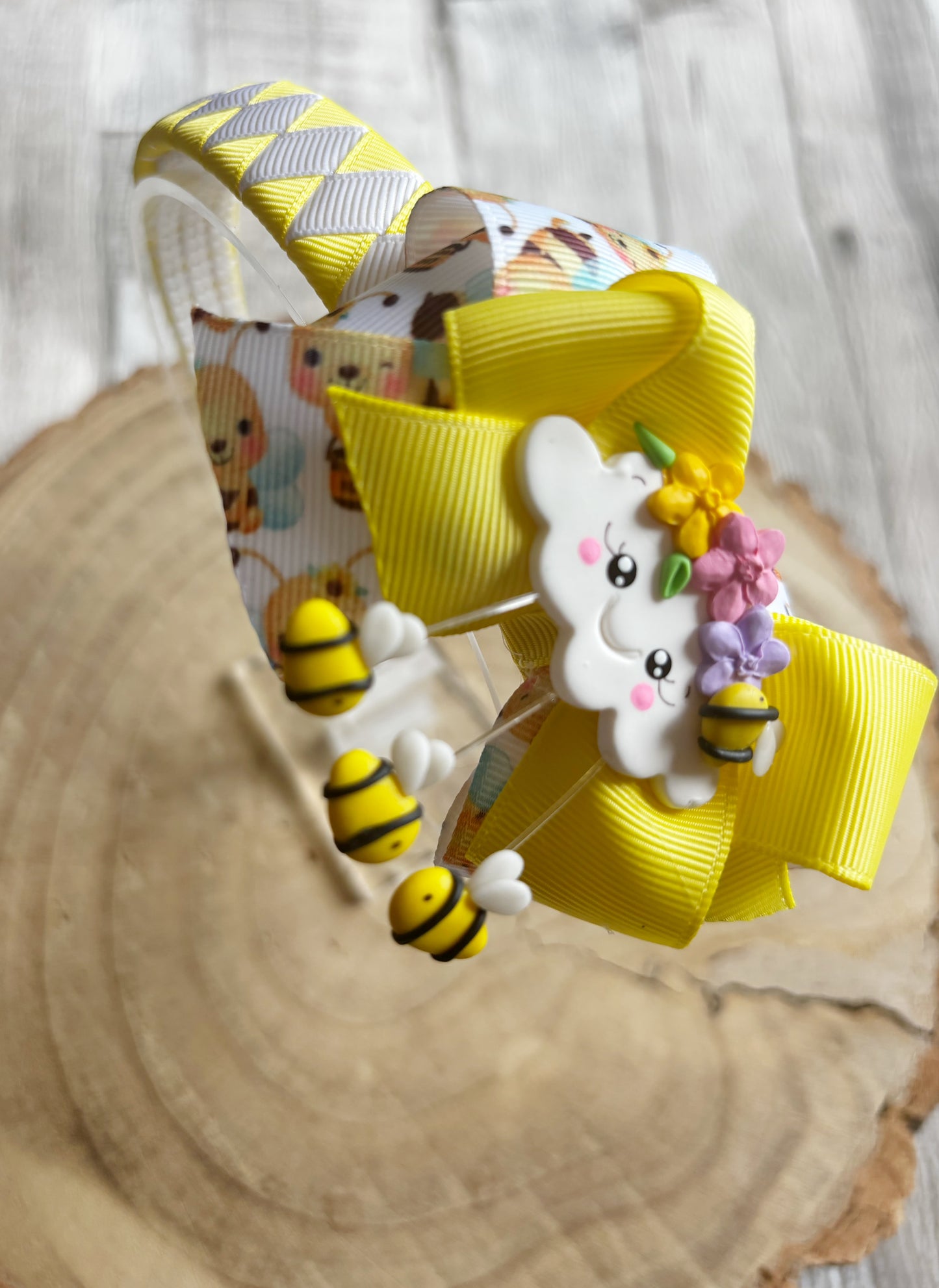 Bee Happy Boutique Headband 🐝☁️🌼