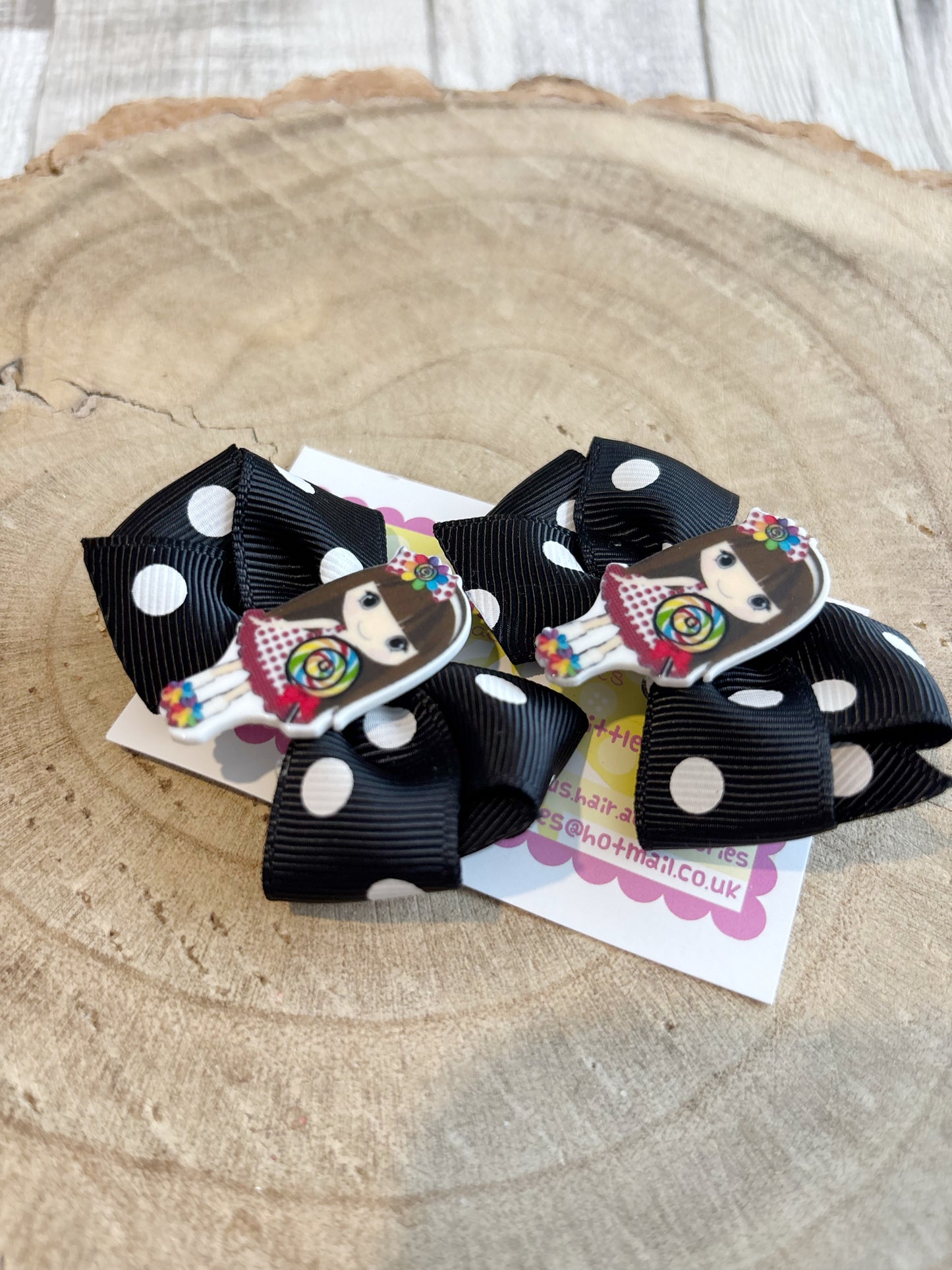 🍭 Doll Hair Bow Set – Set of 2 🍭