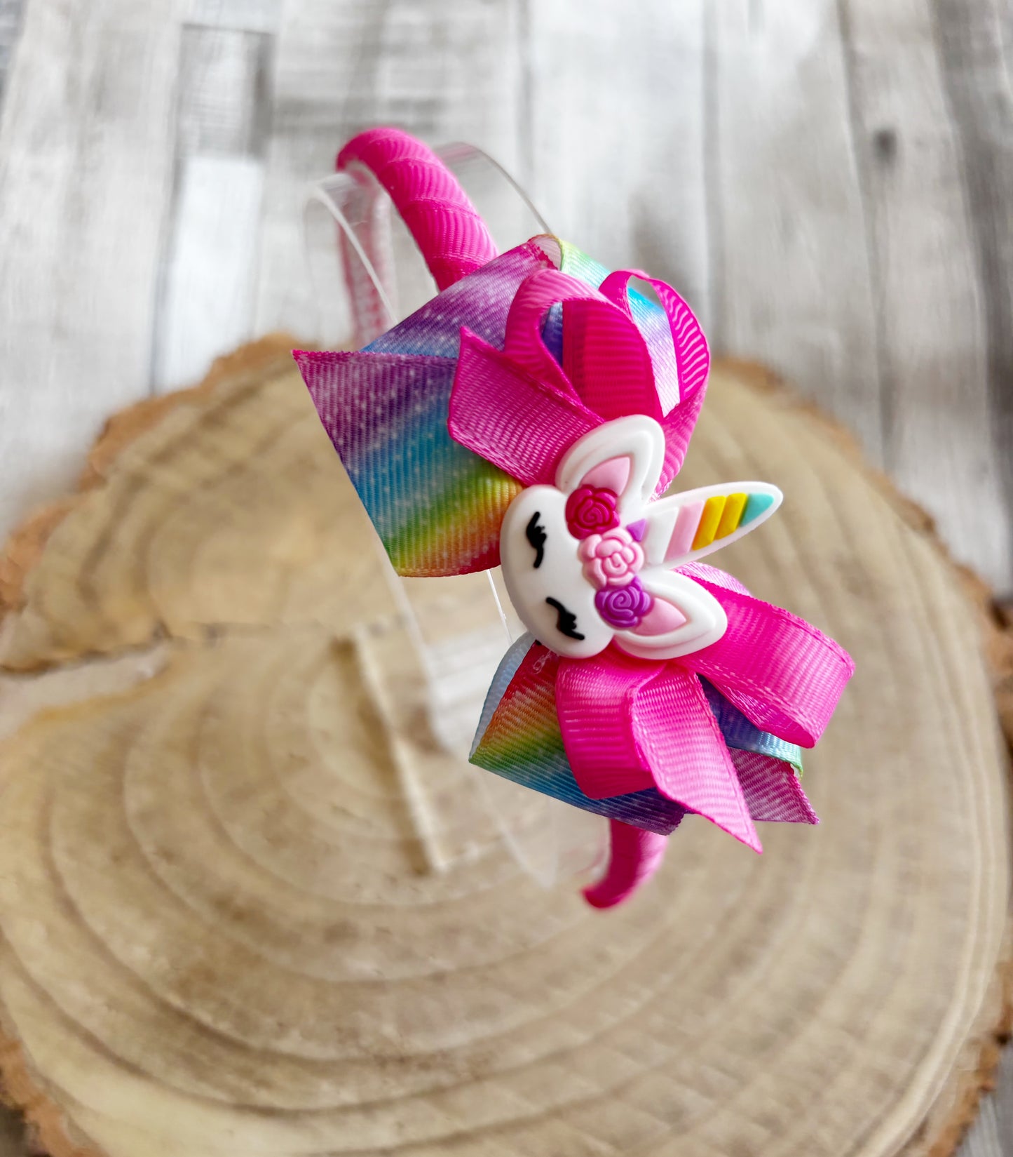 🦄🌈 Rainbow Unicorn Headband 💖✨